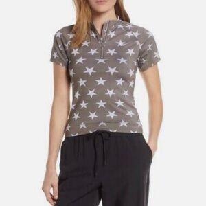 NIKE LAB Star Collection Casual Quarter-Zip Top NWT Short Sleeve Tee